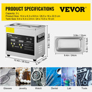 Load image into Gallery viewer, SucceBuy 2L 3L 6L 10L 15L Upgraded Ultrasonic Cleaner Lave-Dishes Portable Washing Machine Diswasher Ultrasound Home Appliances