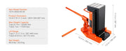 Bild in Galerie-Viewer laden, Amocart Hydraulic Toe Jack 2.5-10T On Toe Toe Jack Lift 5-20T On Top Lift Capacity Machine Jack Air Hydraulic Jack for Industry