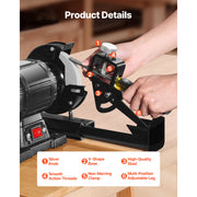 Load image into Gallery viewer, SucceBuy Multi-Grind Sharpening System Vari-Grind Pro Sharpening Jig Kit–with Platform Long Support Arm for Chisels Woodturning - AMOCART