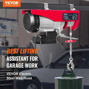 Load image into Gallery viewer, Amocart 1320-2200 lbs Wireless Electric Hoist with 40ft Single Cable Lifting Height Steel Wire Winch Garage Warehouse Factory