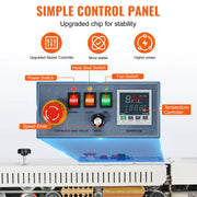 Load image into Gallery viewer, Amocart Continuous Bag Band Sealing Machine 6-12mm Horizontal Band Sealer with Inflation Function for 0.02-0.8mm Plastic Bags