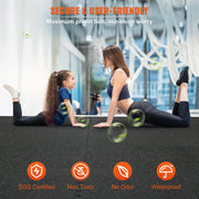 Load image into Gallery viewer, SucceBuy 25/12/6 PCS 1/2 in Thick Gym Floor Mats EVA Foam & Rubber Top Interlocking Workout Floor Mats Waterproof Exercise Mats