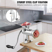 Load image into Gallery viewer, SucceBuy Manual Meat Grinder 304 Stainless Steel Hand Meat Grinder with Steel Table Clamp Meat Mincer Sausage Maker - AMOCART