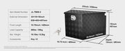 Load image into Gallery viewer, Amocart Trailer Tongue Box Aluminum Alloy Tongue Box Tool Chest Heavy Duty Trailer Box Utility Trailer Tongue Box for Pickup