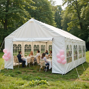 Load image into Gallery viewer, 10'x20' Heavy Duty Waterproof Anti-UV Carport Car Canopy Outdoor Gazebo With Removable Sidewalls Commercial Party Tent for Wedding BBQ Outdoor Events