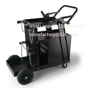 Load image into Gallery viewer, CustomizableWelder Cart with 360° Swivel Wheels Heavy Duty Rolling Welder Cart for Mig P Amocart Welding Cart 2-Tier 4 Drawers