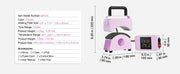Bild in Galerie-Viewer laden, Amocart Hat Press Machine Mini Hat Heat Press for Caps Cap Heat Press Machine Safety Base and Glove Automatic Shut-Off Purple