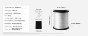 Bild in Galerie-Viewer laden, Amocart Polyester Pull Tape Mule Flat Rope Printed Webbing Cable Pulling Tape for Packaging Gardening Electrical Conduit Work