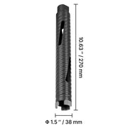 Bild in Galerie-Viewer laden, SucceBuy Core Drill Bit Internal Thread Diamond Dry Coring Bit w 3 Adapters Pilot Drill and Hex Wrench for Concrete Red Bricks