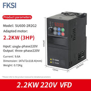 Load image into Gallery viewer, NEW SU600 VFD 0.75KW/1.5KW/2.2KW/3.7KW/5.5KW 220V/380V inverter Variable Frequency Drive Speed Controller for 3-phase Motor