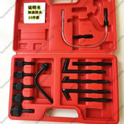 Bild in Galerie-Viewer laden, SucceBuy 7.5L Transmission Fluid Pump ATF Fluid Transfer Filler with Control Valve & 15 Common Adapters Kit for Oil Replacement