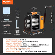Load image into Gallery viewer, SucceBuy 45/57/75/76 mm Jewelry Rolling Mill Machine 3in1 Multi-function Rolling Mill for Metal Jewelry Making Sheet Square Wire