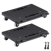 Load image into Gallery viewer, SucceBuy 2 Pack Furniture Mover Pallet Trolley 500 lbs Each Count with 4 Wheels Small Flat Dolly Cart for Industrial Machinery