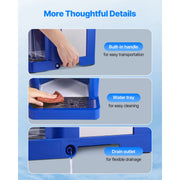Load image into Gallery viewer, SucceBuy 1.8L Commercial Ice Shaver Machine Electric Snow Cone Machine Stainless Steel Blades Shaved Ice Maker for Dessert Home - AMOCART