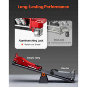 Load image into Gallery viewer, Amocart 3 Ton Low Profile Floor Jack Aluminum Racing Floor Jack with Dual Pistons Quick Lift Pump for Sports Car SUV Pickup