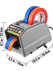 Load image into Gallery viewer, Amocart ZCUT-9 Automatic Tape Cutting Machine Paper Slitting Dispenser 6-60mm Adhesive Electric Tape Cutter for Product Package