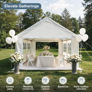 Load image into Gallery viewer, 10'x20' Heavy Duty Waterproof Anti-UV Carport Car Canopy Outdoor Gazebo With Removable Sidewalls Commercial Party Tent for Wedding BBQ Outdoor Events