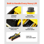 Load image into Gallery viewer, Amocart 2.5 Ton Floor Hydraulic Jack Pneumatic Low Profile Floor Jack Heavy-Duty Steel Floor Jacks with Single Piston Lift Pump