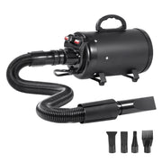 Load image into Gallery viewer, SucceBuy 2000W/2.7HP Dog Blow Dryer Adjustable Speed Temperature Control with 4 Nozzle and Extendable Hose for Pet Hair Grooming
