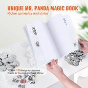 Load image into Gallery viewer, SucceBuy Button Maker 25/32/58 Pin Maker with Button Parts Ergonomic Arc Handle Punch Press Kit Button Maker Machine
