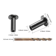 Load image into Gallery viewer, SucceBuy 121/81/101 Pack T316 Stainless Steel Protector Sleeves for 1/8" or 3/16" Wire Rope Cable Railing