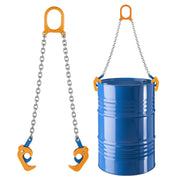 Bild in Galerie-Viewer laden, SucceBuy 2000LBS Chain Barrel Lifter Drum Lifting Chain Sling with Thickened Security Hook Handling Chain for Crane Forklift