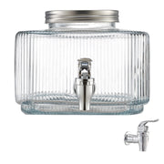 Load image into Gallery viewer, SucceBuy Beverage Dispenser 0.8Gal. Drink Dispensers for Party Glass Juice Dispenser with No-Drip Spigot and Lid for Restaurants - AMOCART