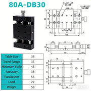 Load image into Gallery viewer, High Precision Manual Slide Table - 1D/2D X-Axis Linear Screw Displacement Stage for Experiments