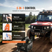 Load image into Gallery viewer, Amocart 1100lbs Electric Hoist Winch 2/3-in-1 Portable Power Winch Crane with Wireless Remote Control for Overload Protection