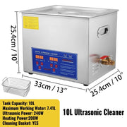 Load image into Gallery viewer, SucceBuy 1.3L 2L 3L 6L 10L 15L 22L 30L Ultrasonic Cleaner Lave-Dishes Portable Washing Machine Ultrasound Home Clean Appliances