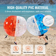 Bild in Galerie-Viewer laden, SucceBuy 2-Pack 5FT/1.5M Inflatable Bumper Balls 0.8mm Thick Bubble Soccer Balls Inflatable Zorb Balls for Adults or Children