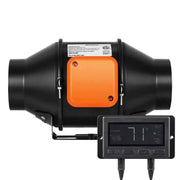 Load image into Gallery viewer, 【Premium】SucceBuy Inline Duct Fan 4/8In Quiet EC-motor Ventilation Exhaust Fan with Temperature Humidity Controller for Cooling