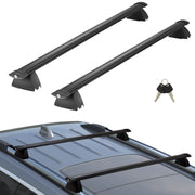 Load image into Gallery viewer, Amocart Roof Rack Cross Bars with Grooved Side Rails 200lbs Aluminum Crossbars with Locks for Rooftop Cargo Carrier Bag Luggage