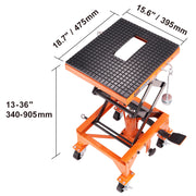 Load image into Gallery viewer, Amocart Motorcycle Lift 350/1100/1500 LBS Capacity Motorcycle Scissor Lift Jack with Wide Deck&Safety Pin for Bikes Motorcycles