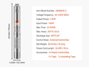 Bild in Galerie-Viewer laden, Amocart Deep Well Submersible Pump 1HP / 1.5HP / 2HP Output Power 230V/115V 31.7 GPM Flow for Industrial Irrigation & Home Use