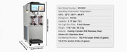 Bild in Galerie-Viewer laden, Amocart Commercial Slushy Machine 12L Singal or Double Tanks Cool and Freeze Modes, Stainless Steel Margarita Smoothie Frozen Drink Maker Slushie Machine for Party Cafes Restaurants Bars Home