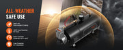 Load image into Gallery viewer, SucceBuy 12V Air Compressor with Tank 0.8 Gal Train Horn Air Compressor 120 psi Working Pressure Onboard Air Compressor System