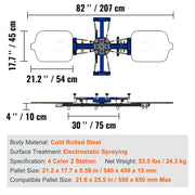 Load image into Gallery viewer, SucceBuy Screen Printing Machine 360° Rotable Silk Screen Printing Press 54x45cm Screen Printing Press Adjustable Tension