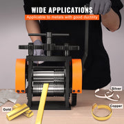 Load image into Gallery viewer, SucceBuy 45/57/75/76 mm Jewelry Rolling Mill Machine 3in1 Multi-function Rolling Mill for Metal Jewelry Making Sheet Square Wire