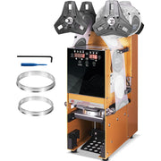 Load image into Gallery viewer, SucceBuy Fully Automatic Cup Sealing Machine 500-650 Cups/H with LCD Panel Electric Tea Sealer Machine for 75/90/95mm Cup Milk