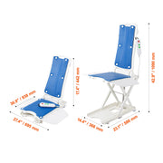 Load image into Gallery viewer, SucceBuy Electric Chair Lift Devices to Lift Elderly off Floor, Height Adjustable, Support Up to 310 LBS, for Seniors, Patient