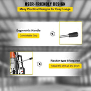 Bild in Galerie-Viewer laden, Amocart MD50 50mm Magnetic Drill Press Kit 1680W Electric Bench Drilling Machine 2900LBS Magnet Force HSS Annular Cutter Bits