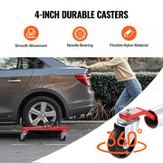 Load image into Gallery viewer, Amocart Wheel Dolly Heavy Duty Vehicle Positioning Ratchet Tire Jack Max Capacity 1500 Lbs Car Dolly for Car Auto Repair Moving
