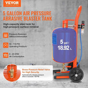 Load image into Gallery viewer, Amocart 5/10/20 Gallon Sand Blaster 60-110 PSI Portable Air Sandblaster Kit w/ Oil-Water Separator for Paint Stain Rust Removal
