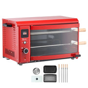 Load image into Gallery viewer, SucceBuy Shawarma Grill Machine 2 Strings of Barbecue Capacity Chicken Shawarma Cooker Machine for Restaurant Kitchen Parties - AMOCART