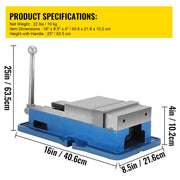 Load image into Gallery viewer, SucceBuy 6 inch ACCU Lock Vise for Precision, Milling Vice with 6 Inch Jaw for Drill Press, Milling & Drilling Bench Clamp Vice - AMOCART