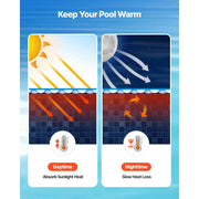 Bild in Galerie-Viewer laden, Amocart Solar Pool Cover with Bubble & PE Material Daytime Heat Absorption Nighttime Heat Retention Heat Retaining Solars Cover