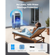 Load image into Gallery viewer, SucceBuy Evaporative Air Cooler 3100CFM with 9Gal Water Tank Swamp Cooler with Remote Control 12H Timer 4 Ice Boxes 3 Wind Speed