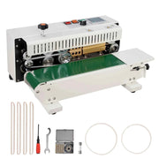 Load image into Gallery viewer, SucceBuy Horizontal Bag Band Sealing Machine Continuous Band Sealer Machine Carbon Steel for 0.02-0.8 mm Plastic Bags Films