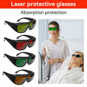 Load image into Gallery viewer, Laser Protection laser glasses 10600nm OD6 UV400 532nm 808nm 1064nm Laser Safety Glasses IPL glases Laser Protective glasses